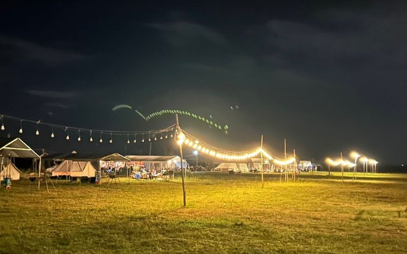 Bãi cắm trại Nhung Hồ Dầu Tiếng