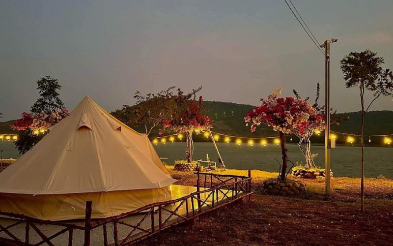 Bằng Lăng Glamping khu cắm trại tại Hồ Dầu Tiếng