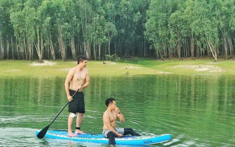 Chèo thuyền SUP, kayak tại Hồ Dầu Tiếng