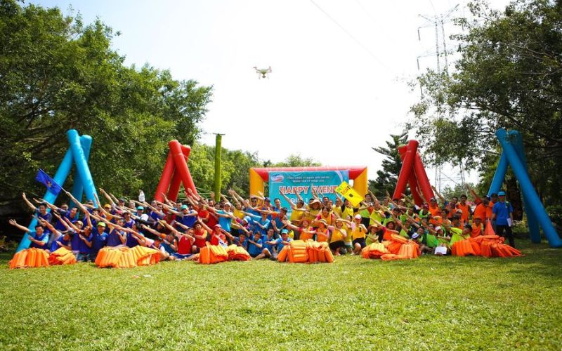 Địa điểm teambuilidng Công viên Đầm Sen