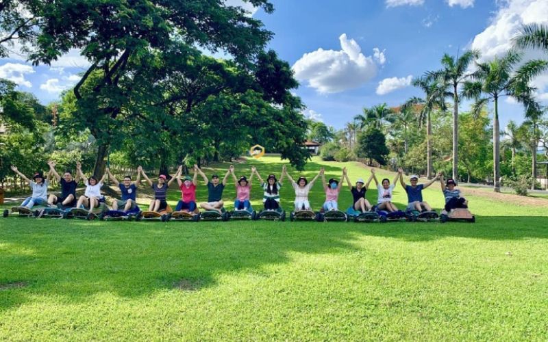 Địa điểm tổ chức team building Khu du lịch sinh thái Vườn Xoài