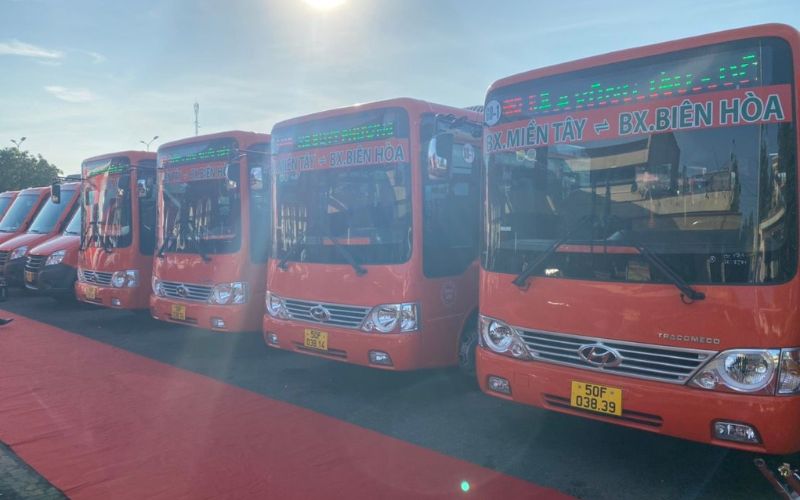 Tuyến xe buýt số 601 đến khu du lịch Bửu Long