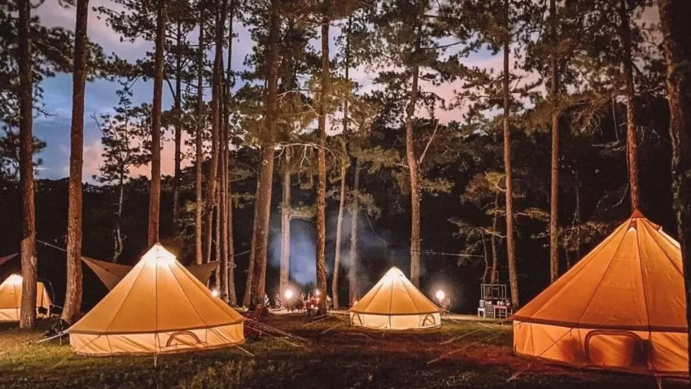 Cắm trại ở Đà Lạt ở đồi Đa Phú