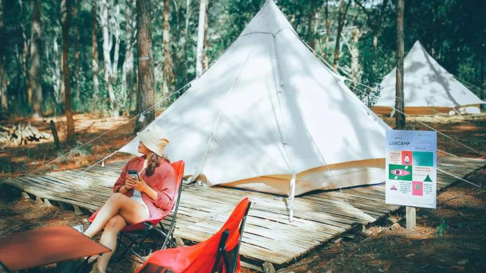 Cắm trại Đà Lạt ở Lux camp