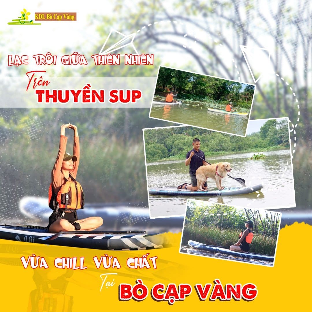 Chèo SUP Trò chơi dưới nước tại Bò Cạp Vàng
