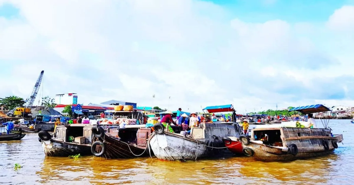 Nét đẹp văn hóa của chợ nổi Tiền Giang