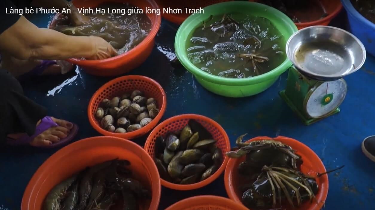 Thưởng thức ẩm thực tươi ngon trên bè