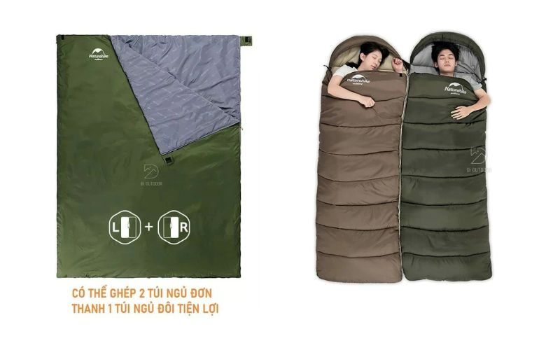 Hướng dẫn chọn túi ngủ cắm trại phù hợp cho chuyến đi 9 Túi ngủ cắm trại theo nhiệt độ 3 mùa