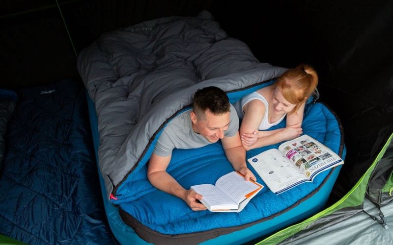 Hướng dẫn chọn túi ngủ cắm trại phù hợp cho chuyến đi 4 Túi ngủ đôi