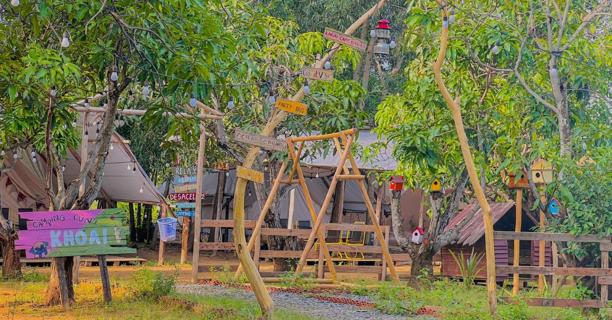 8 địa điểm Glamping gần Sài Gòn cực chất cho giới trẻ 9 Khoai Camping Garden