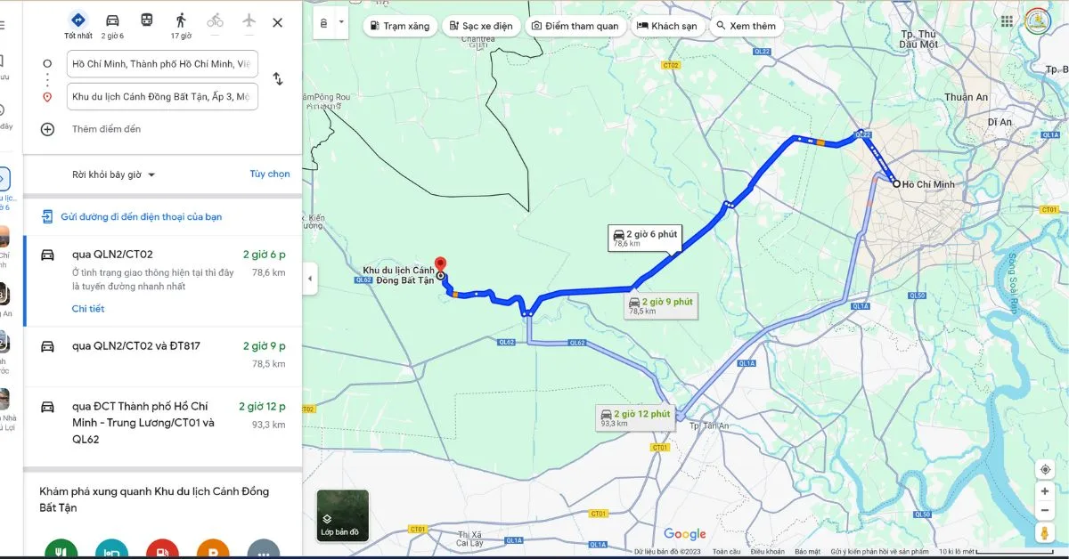 Cách di chuyển cánh đồng bất tận (Ảnh nguồn Internet)