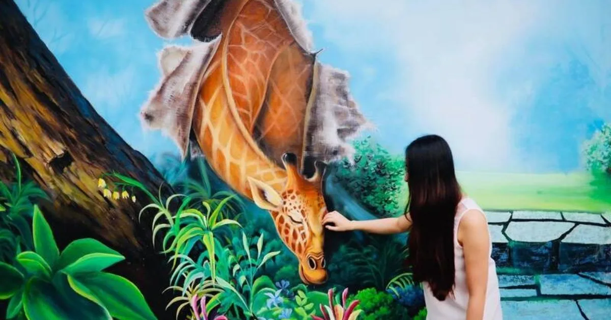 Bức tường tranh 3D