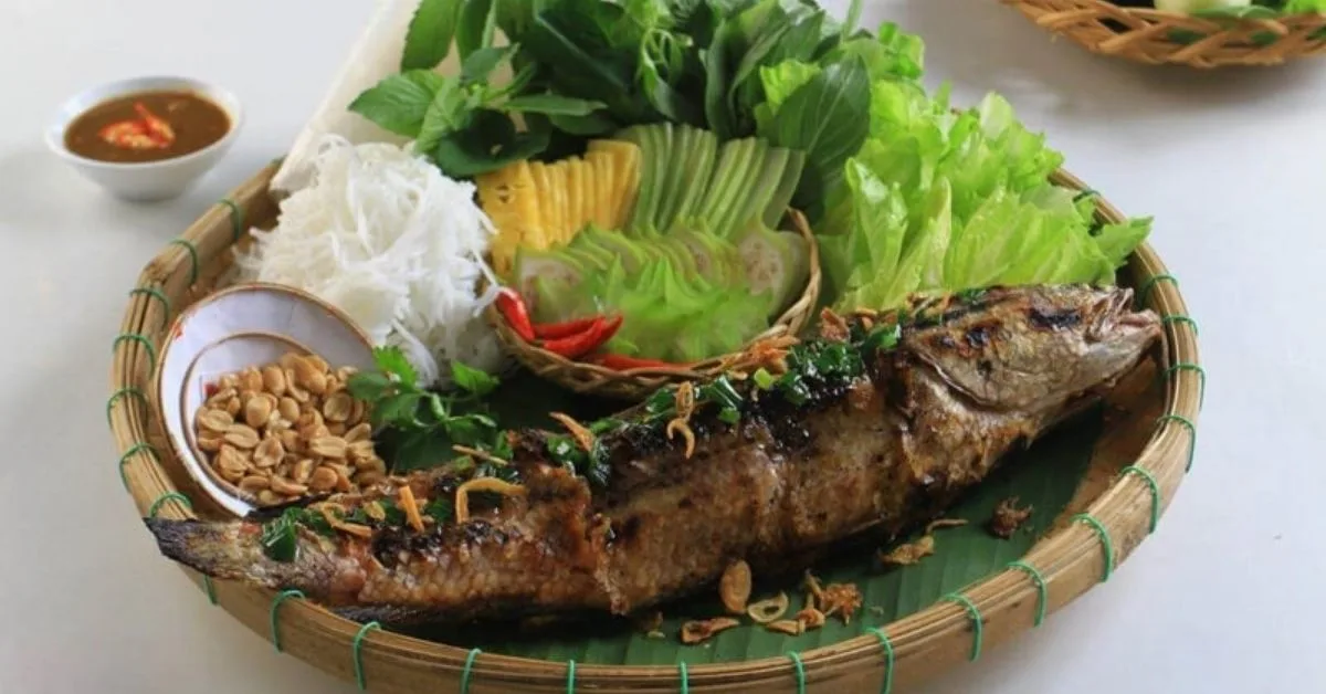 Cá lóc nướng trui