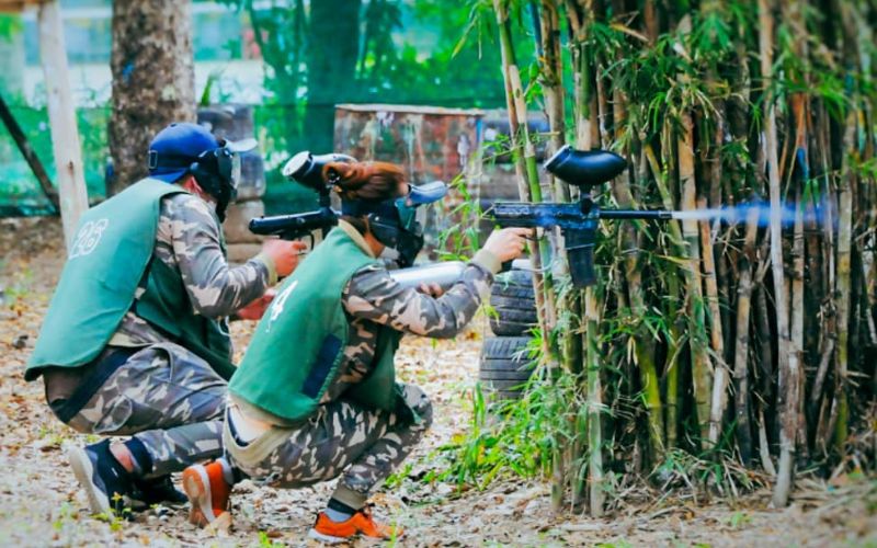 Trò chơi bắn súng sơn tại the BCR