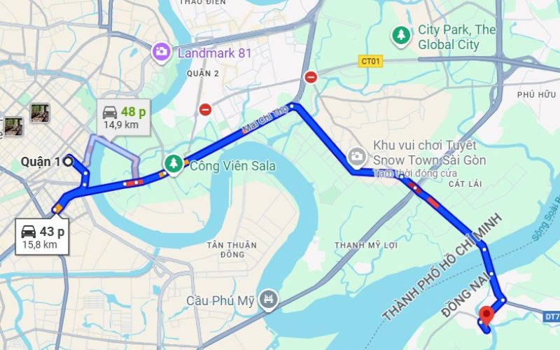 Tuyến đường đi từ TPHCM đến làng du lịch Tre Việt